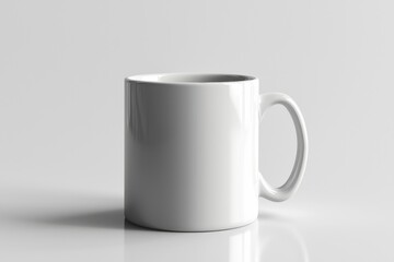 Fototapeta premium Coffee Mug Mockup on Isolated Background created with Generative AI