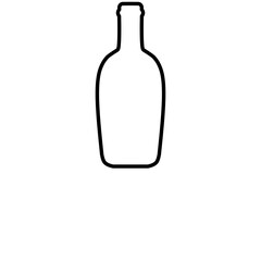 Glass Bottle Outline 