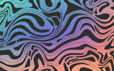 Obraz premium Abstract swirl pattern. Colorful, wavy abstract background with smooth flowing lines.