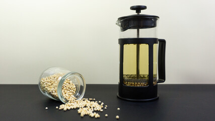 Coriander spice is used as a herbal drink for heart health