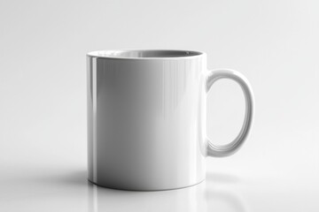 Fototapeta premium Coffee Mug Mockup on Isolated Background created with Generative AI