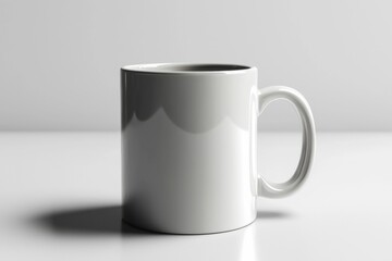 Obraz premium Coffee Mug Mockup on Isolated Background created with Generative AI