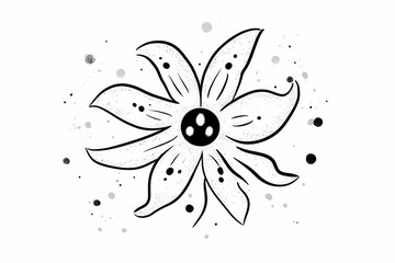 Festival time - sky lanterns flying away. Beautiful simple AI generated image