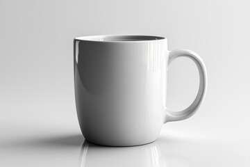 Coffee Mug Mockup on Isolated Background created with Generative AI