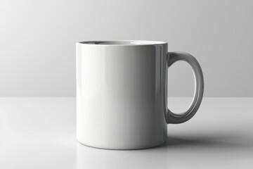 Obraz premium Coffee Mug Mockup on Isolated Background created with Generative AI