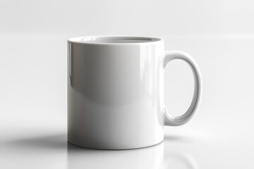 Obraz premium Coffee Mug Mockup on Isolated Background created with Generative AI
