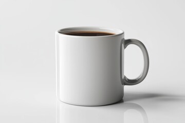 Obraz premium Coffee Mug Mockup on Isolated Background created with Generative AI