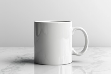 Obraz premium Coffee Mug Mockup on Isolated Background created with Generative AI