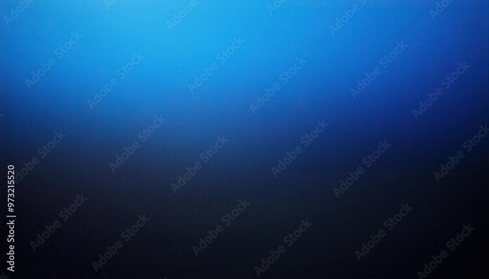Poster Abstract Gradient Texture of Deep Blue to Black Transition with Fine Grainy Surface, Representing a Calm and Mysterious Atmosphere in a Minimalist Background. Banner Poster Concept Wallpaper