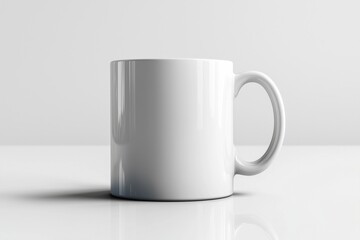 Fototapeta premium Coffee Mug Mockup on Isolated Background created with Generative AI