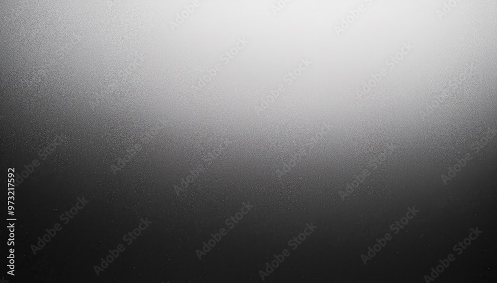 Aufkleber Monochromatic Gradient Texture. Smooth Transition from Light Silver to Dark Gray with Subtle Grain Detail for Modern Design and Industrial Background Applications. Product Presentation Banner Poster