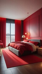 Rotes Schlafzimmer