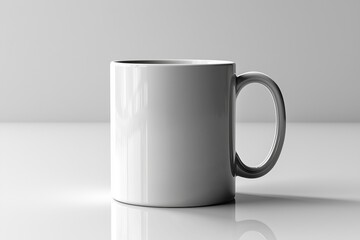 Obraz premium Coffee Mug Mockup on Isolated Background created with Generative AI