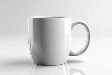 Coffee Mug Mockup on Isolated Background created with Generative AI