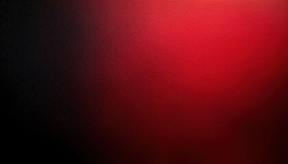 Abstract Gradient Texture. Deep Red to Black Gradient with Subtle Grainy Texture, Evoking Depth and Intensity in a Minimalist Design Background. Banner Poster with Copy Space for Product Presentation