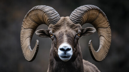 Bighorn sheep are a type of wild sheep found in North America. The males, called rams, have large, curved horns.