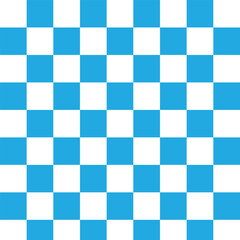 Seamless vector background with white and blue squares