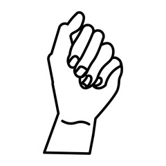 Wrists Vector Line Icon Design