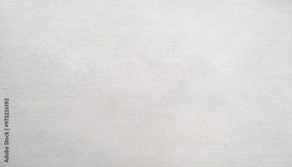 Poster Close-up of a White Textured Fabric Canvas with Fine, Subtle Weaving Patterns, Capturing the Smooth and Minimalist Surface Perfect for Backgrounds or Creative Design Projects