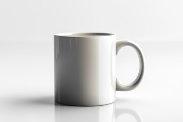 Obraz premium Coffee Mug Mockup on Isolated Background created with Generative AI
