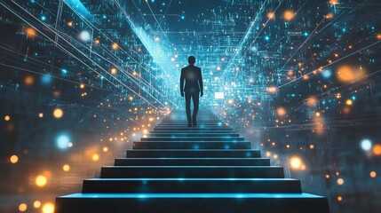 Climb the digital ladder to success with technology solutions. Achieve your mission and transform your career. Envision the future and grow your business with innovative ideas.