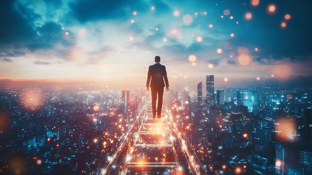 Climb the digital ladder to success with technology solutions. Achieve your mission and transform your career. Envision the future and grow your business with innovative ideas.