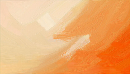 淡いホワイトやライトオレンジの単色背景に、ラフなペイントストロークのテクスチャがほんの少し見えるデザイン