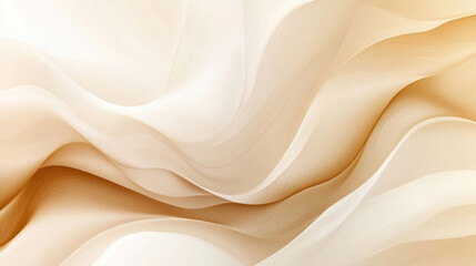 Obraz premium Elegant Beige Satin Fabric Texture Background