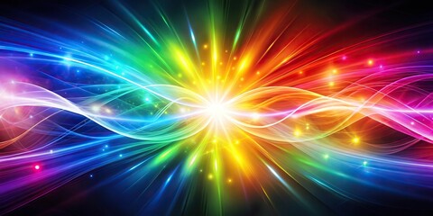 Abstract shiny colorful energy background