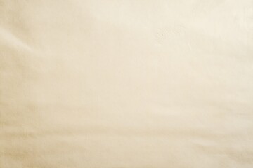 Fototapeta premium Blank Beige Paper Texture Background, Smooth, Slightly Aged With Creases & Crumpled, Texture Overlay, Poster Background, Paper Surface