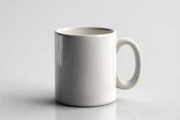 Fototapeta premium Coffee Mug Mockup on Isolated Background created with Generative AI