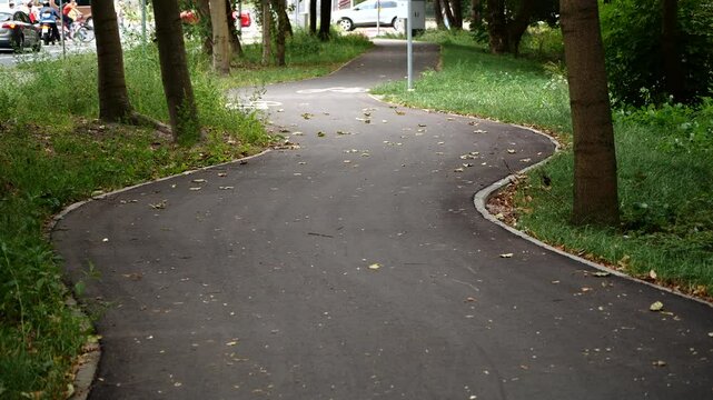 bicycle path, bicycle path sign, information sign