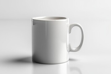Fototapeta premium Coffee Mug Mockup on Isolated Background created with Generative AI