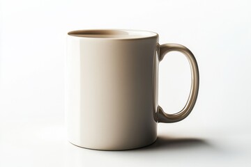 Fototapeta premium Coffee Mug Mockup on Isolated Background created with Generative AI