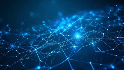 Glowing Network Connections in Digital Space