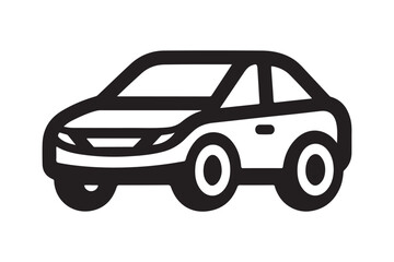 Sedan Car Silhouette Vectors – Perfect for Auto Design Projects