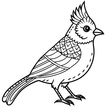recommend clip art: intricate line art illustration of a tuft 