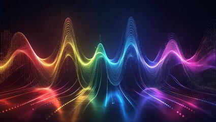 Rainbow Digital Waves and Data Flow
