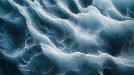 Macro ice patterns on icelandic glaciers breathtaking natural art. Icelandic Glaciers. Illustration