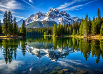 reflection in the lake