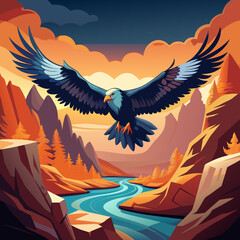 Obraz premium eagle in the sky