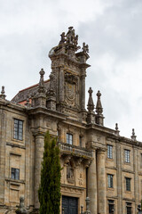 Santiago de Compostela, Galicia, Spain, beautiful architectural details and streets