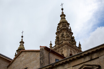 Santiago de Compostela, Galicia, Spain, beautiful architectural details and streets