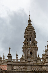 Santiago de Compostela, Galicia, Spain, beautiful architectural details and streets