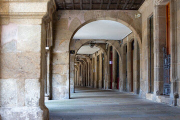 Santiago de Compostela, Galicia, Spain, beautiful architectural details and streets