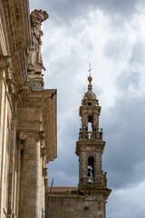 Santiago de Compostela, Galicia, Spain, beautiful architectural details and streets