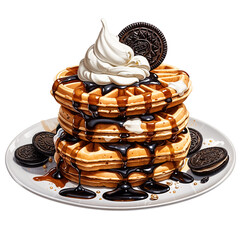 oreo waffles