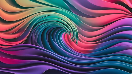 Obraz premium Abstract gradient wave. Gradient background.