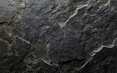 Black or dark gray rough grainy stone texture background 