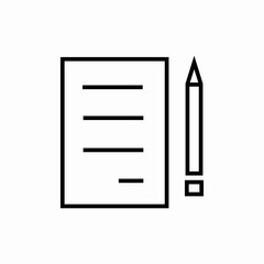 text file pen icon sign